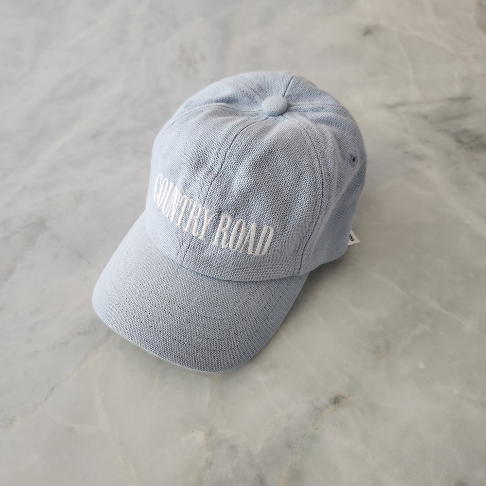 Country Road Light Blue Casual Cap